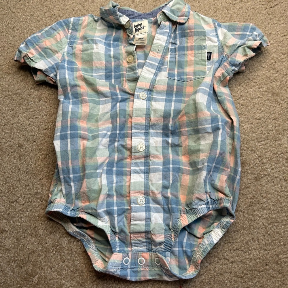 Oshkosh B’Gosh Checkered Bodysuit 24Months